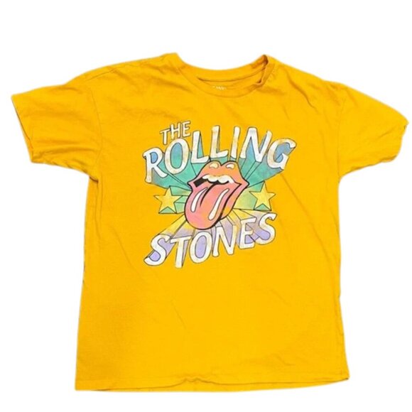 the Rolling Stones Tops - The Rolling‎ Stones Band Tee Tour Rock Merch Graphic Concert Tee Sz S